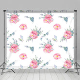 Aperturee - Aperturee Sweet Floral Leaves Fine Art Photography Backdrop